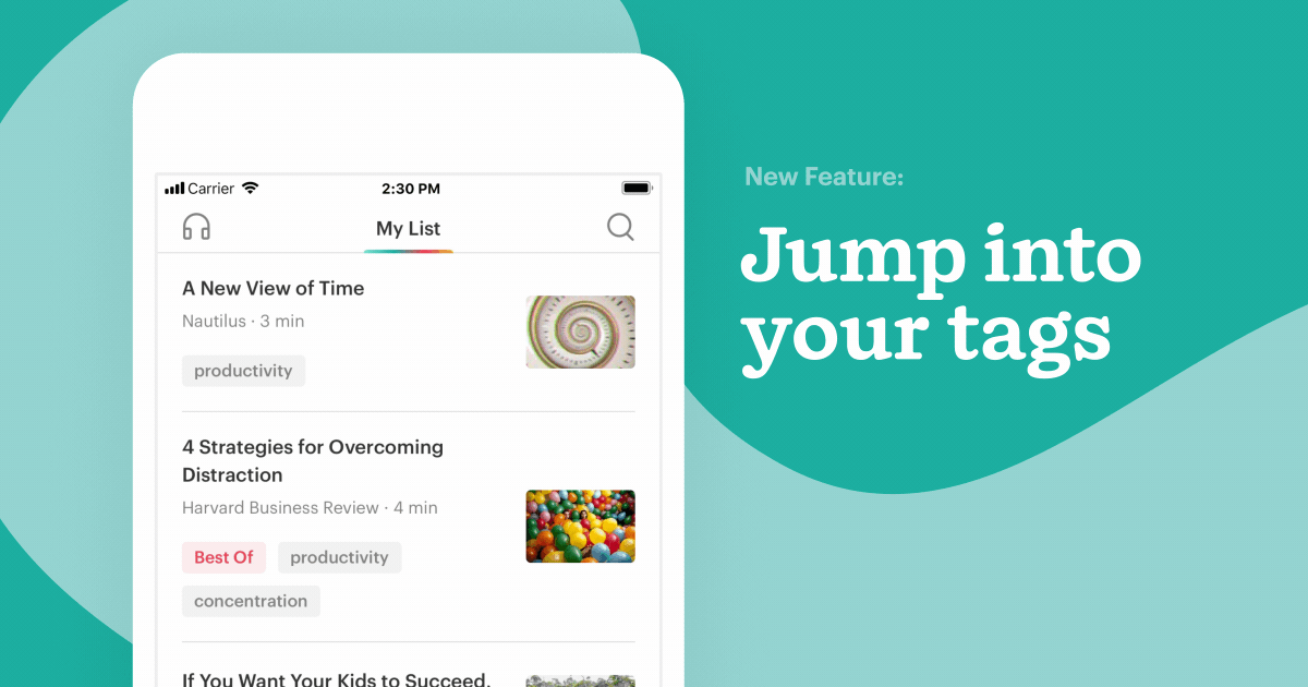Jump into your tags